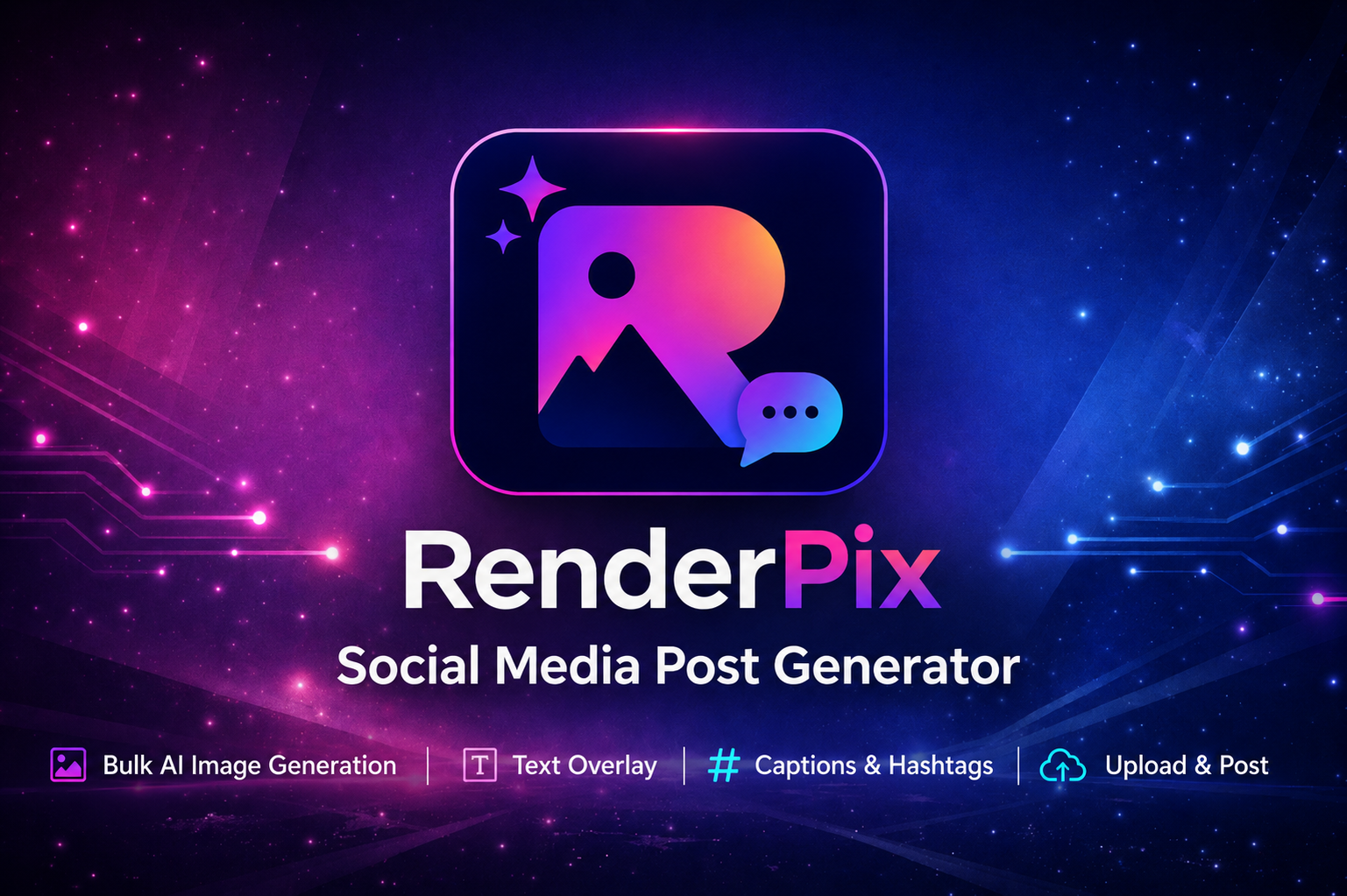 RenderPix app splash screen